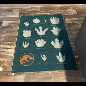 Jurassic world dinosaur rug